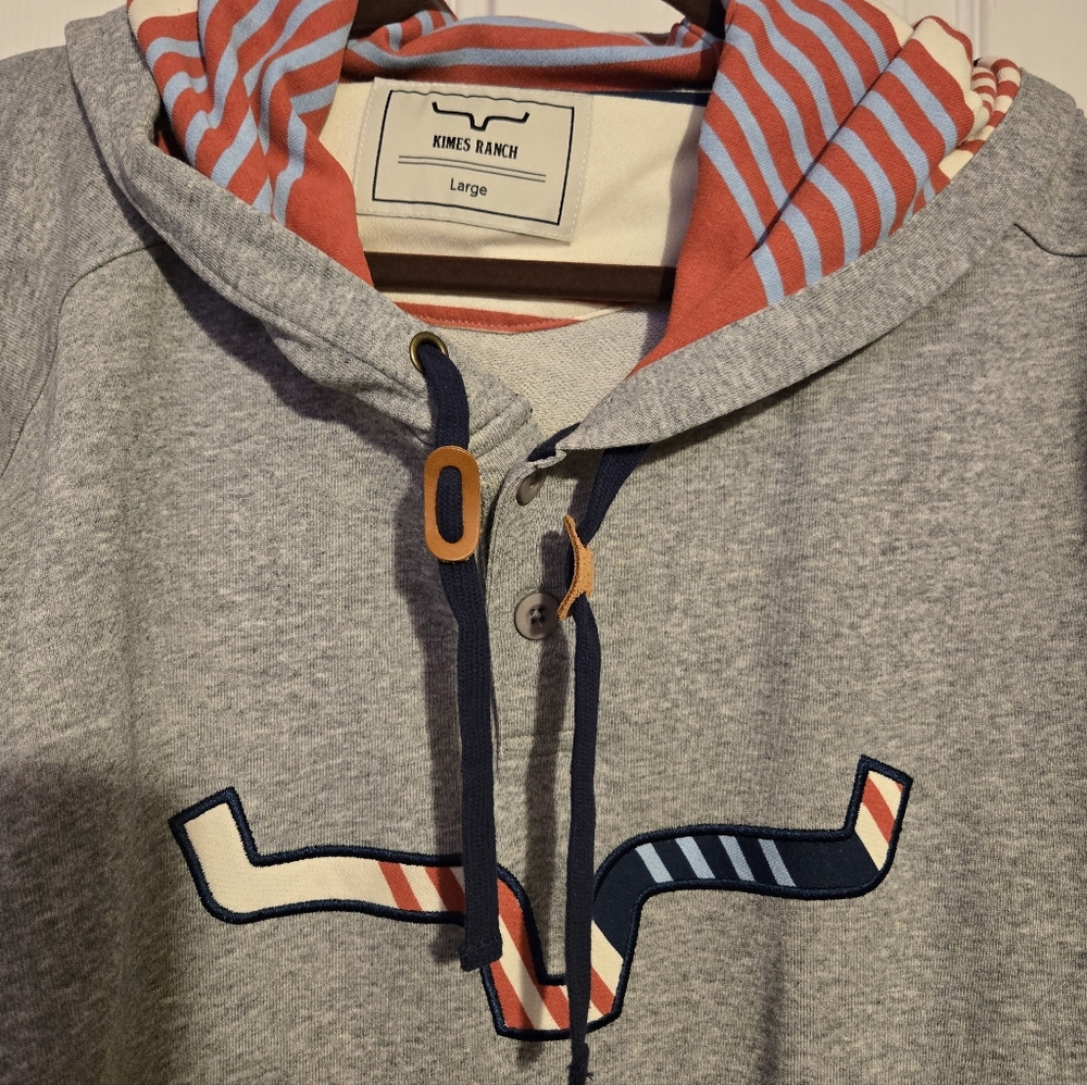 Kimes Ranch Mens Anson Patriotic Hoodie - Picture 3 of 14